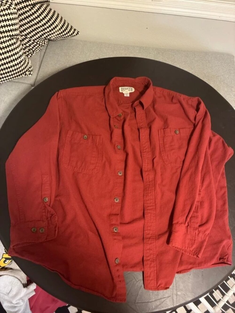 Duluth Trading Work Shirt - 2XL - Burgundy